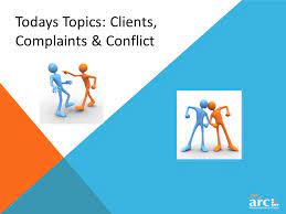 Complaints handling and conflict